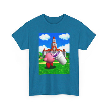Kirby Sipping Lean At Peach's Castle