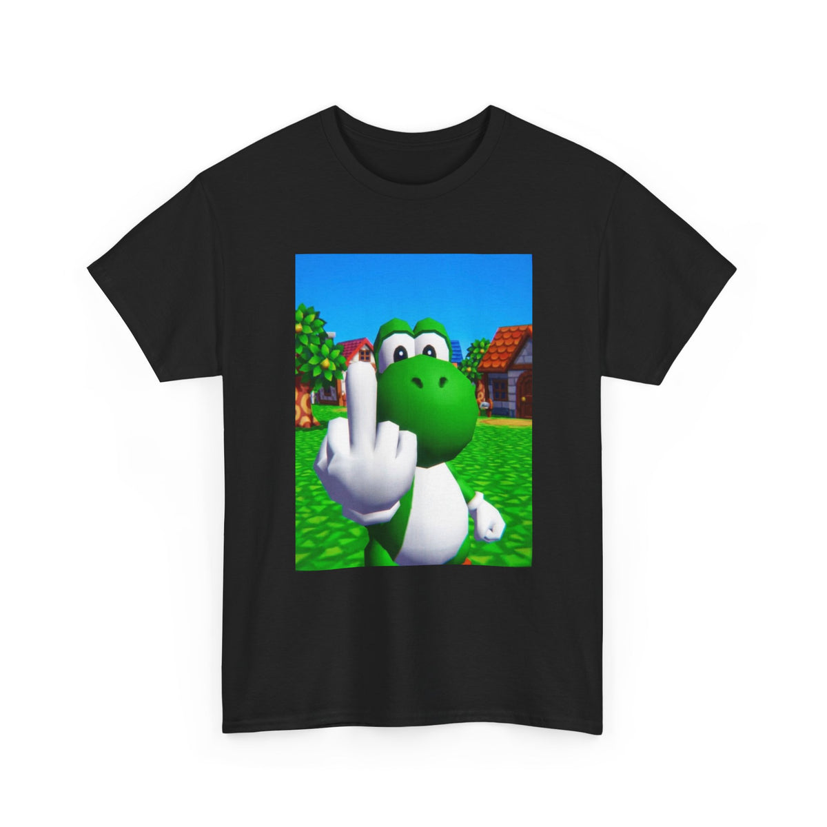Yoshi Giving The Finger Tee (Design 6)