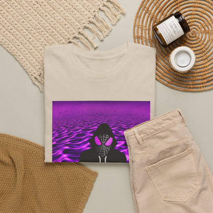 Spider-Hoodie With Purple Swirls Tee