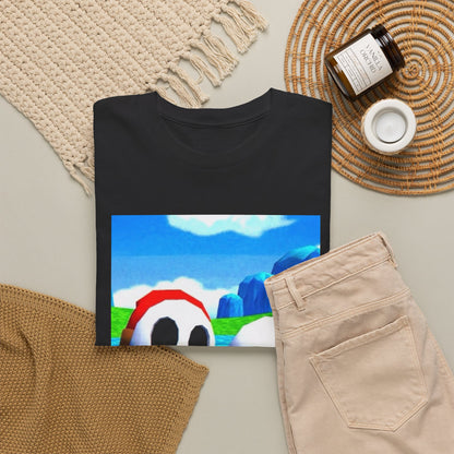 Shy Guy And Boo Flipping The Bird Tee