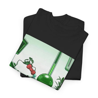 Hello Kitty And Blob Giving The Finger Tee