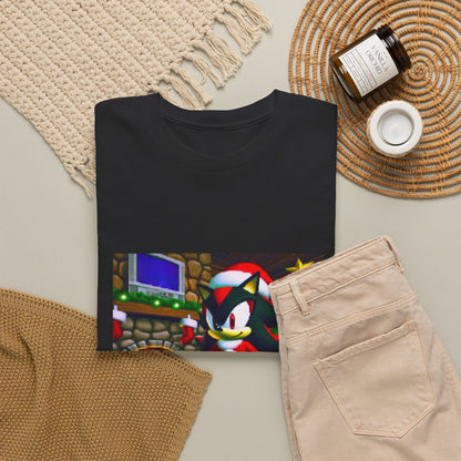 Shadow The Hedgehog Christmas Drip Tee