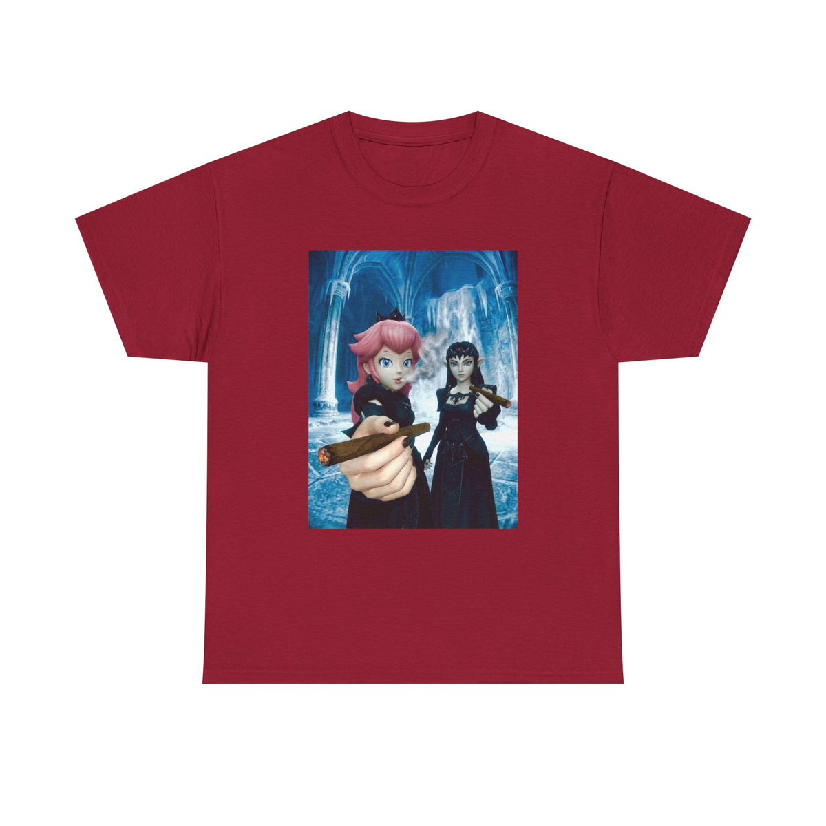 Gothic Princesses Puffing Cigars Tee