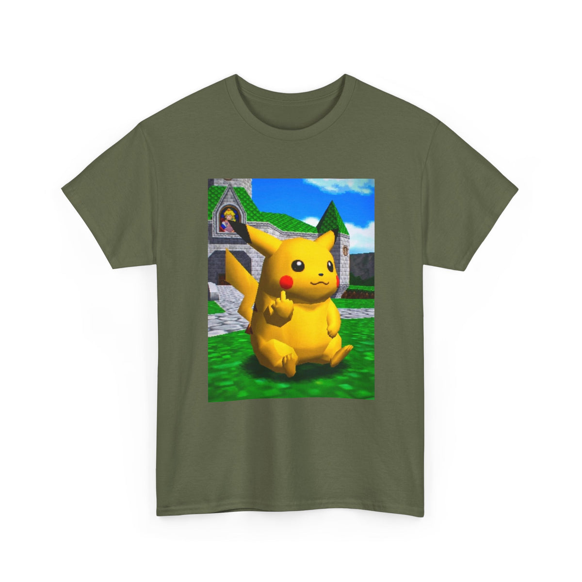 Pikachu Giving The Middle Finger Tee