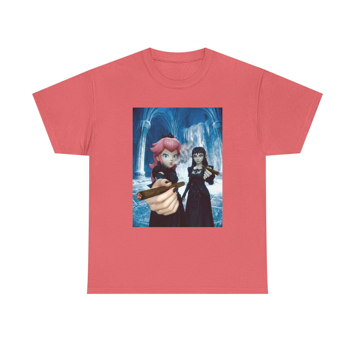 Gothic Princesses Puffing Cigars Tee