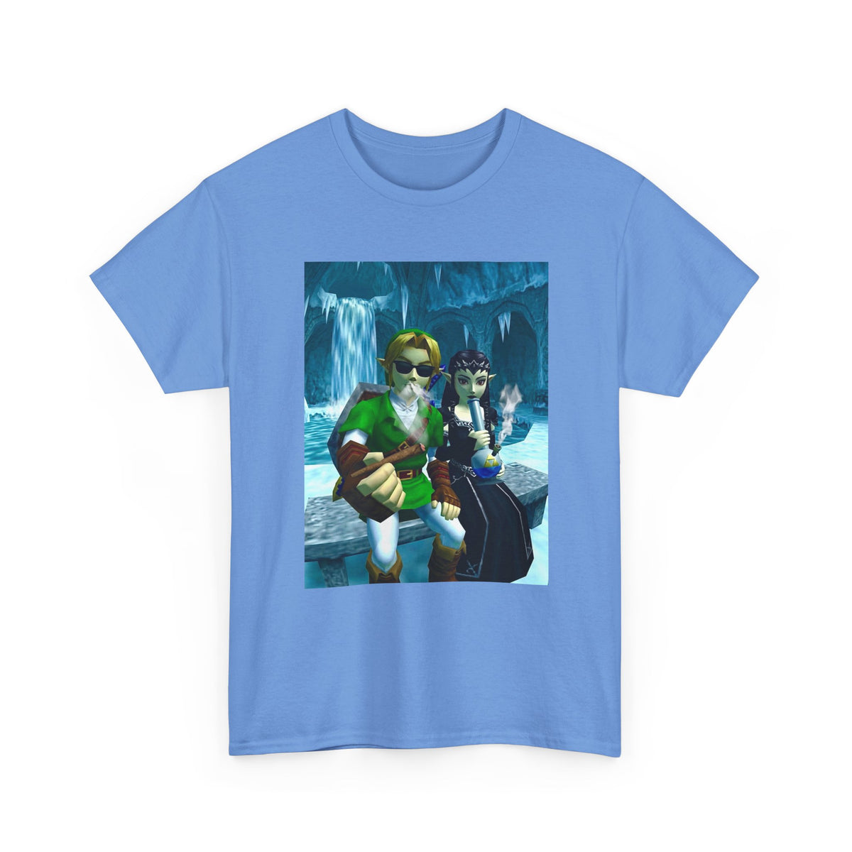 Hero and Dark Princess Chillin' in Ice Cave