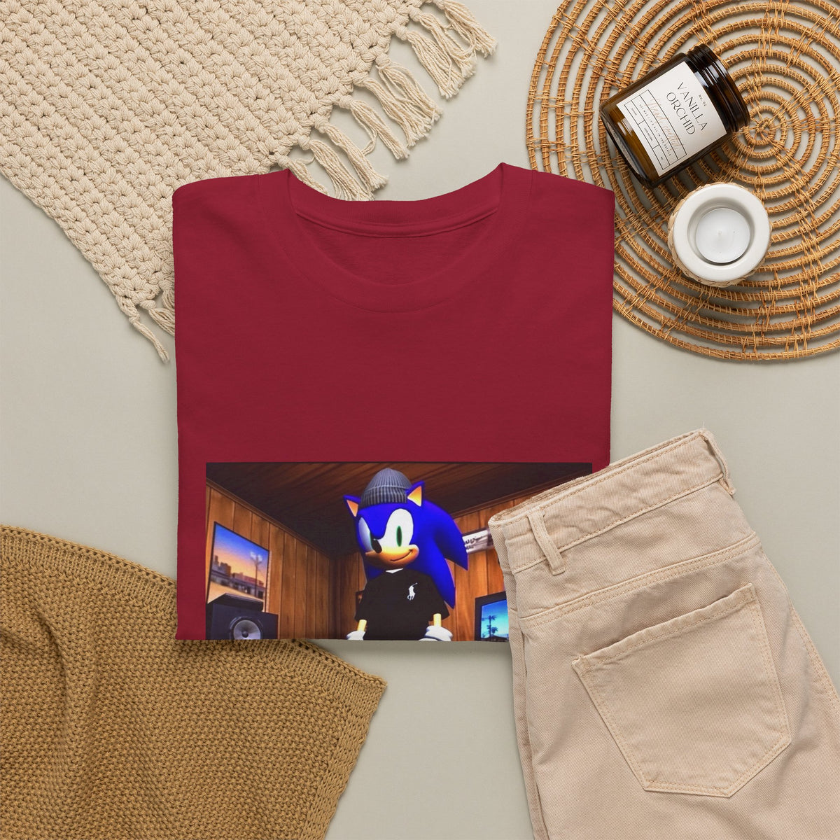 Gamer Sonic Dressed To Chill