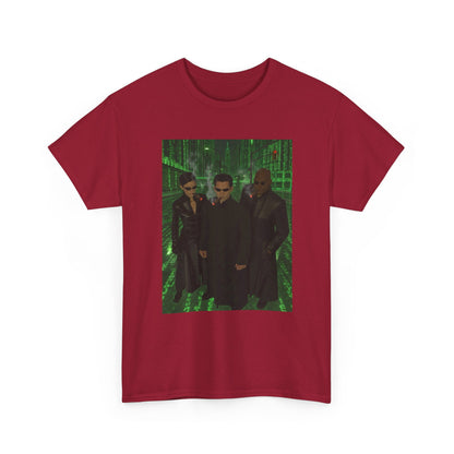 Neo, Trinity, Morpheus Smoking In The Matrix