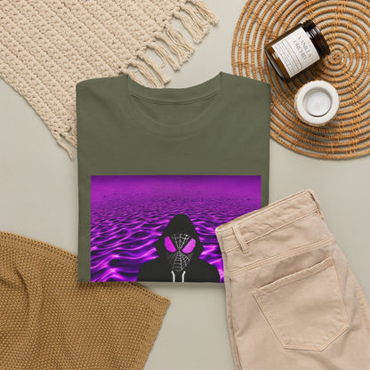 Spider-Hoodie With Purple Swirls Tee