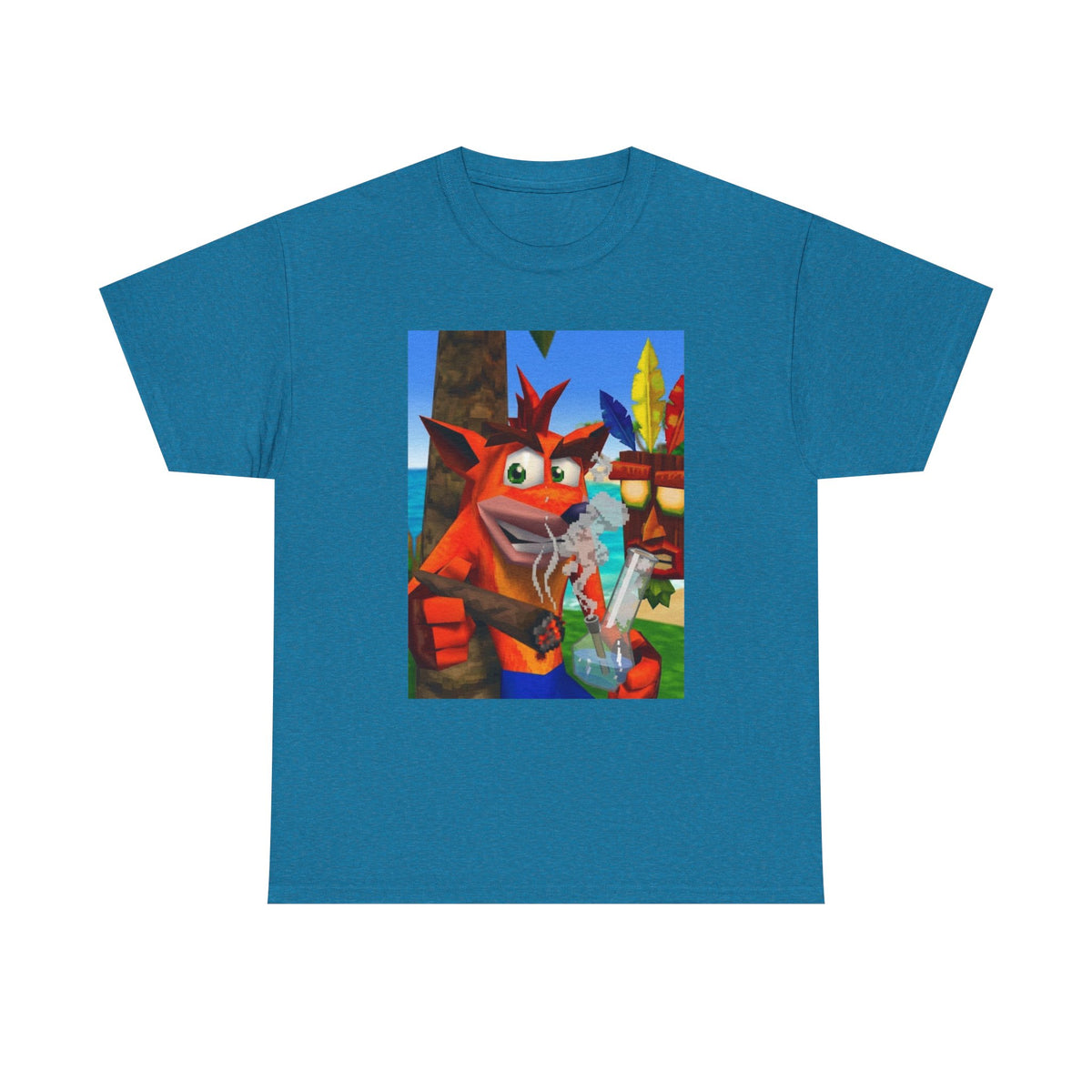 Crash Bandicoot Taking A Hit Tee