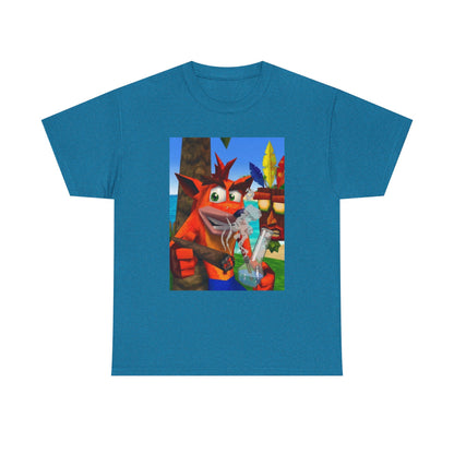 Crash Bandicoot Taking A Hit Tee