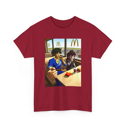 Spike Spiegel And Bowser Jr. Smoking Tee