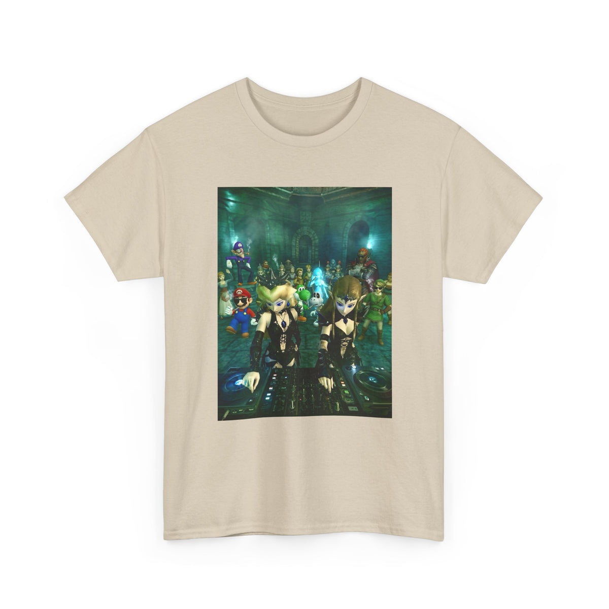 Dark Zelda DJs Gaming Party Tee