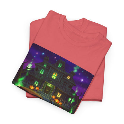 Neon Leaf Whisper Graphic Tee