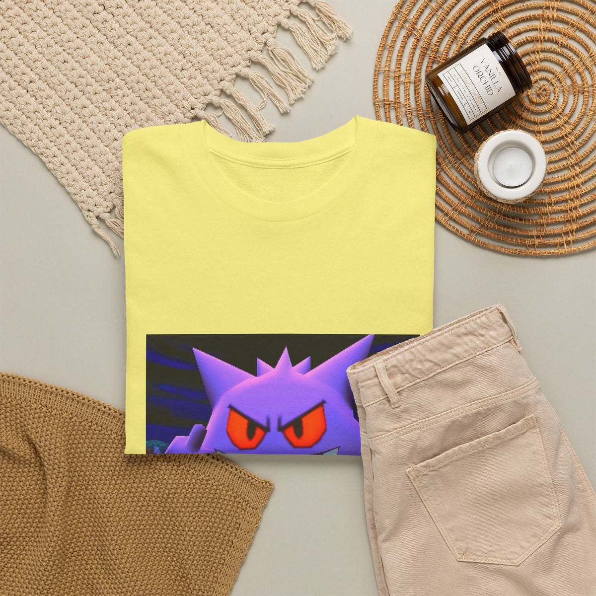 Gengar Flipping The Bird Halloween Tee