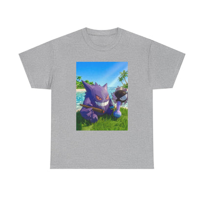 Gengar And Gastly Chilling On Beach Tee