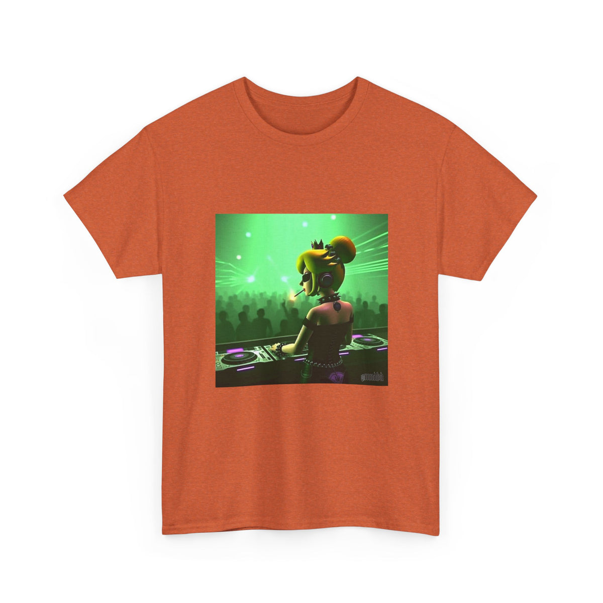 Punk Princess DJ Spinning Tracks Tee