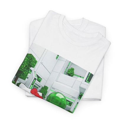 Low Poly Hello Kitty And Green Alien Flip Off