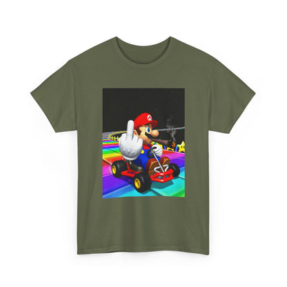 Mario Kart Smoking Blunt Middle Finger