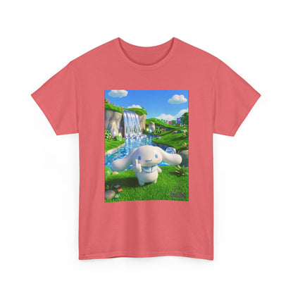 Cinnamoroll Flipping The Bird In Lush Landscape