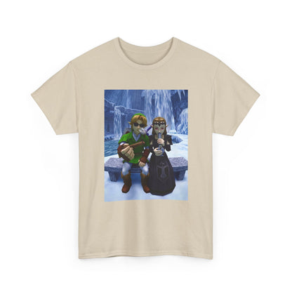 Link And Zelda Chilling In Ice Palace