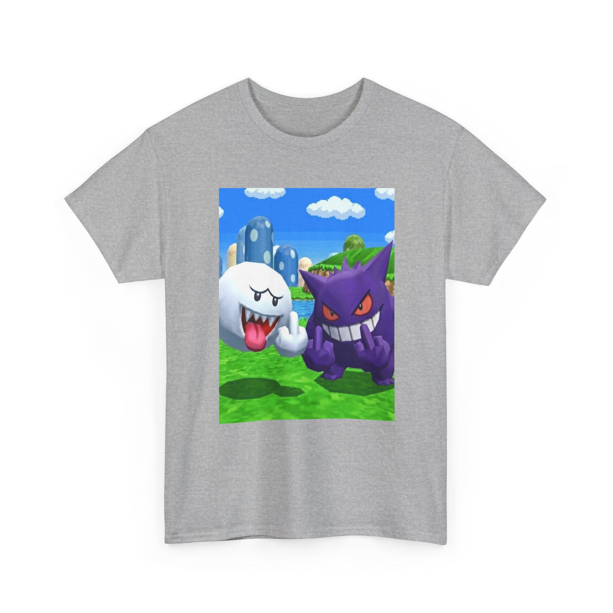 Boo and Gengar Flipping the Bird Tee