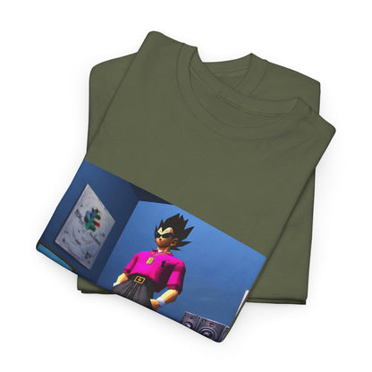 Y2K Vegeta Chilling With PlayStation Tee