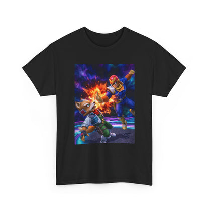 Falcon Punch Fox Flipping The Bird Tee