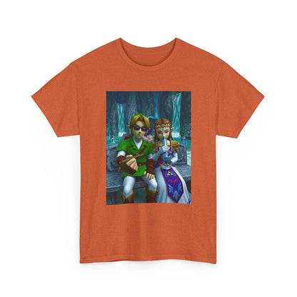 Link And Zelda Sharing A Smoke Tee