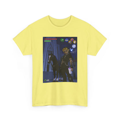 Goth Link Smoking With Epona Tee