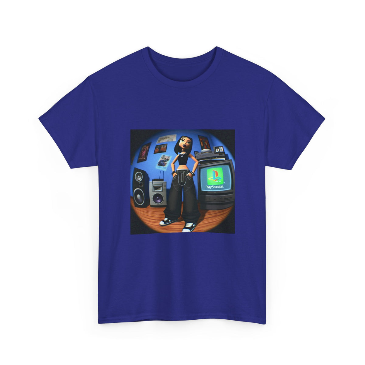 Cool Y2K Gamer Girl In Her Room