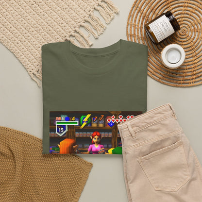 Link Buying Backwoods In Hyrule Shop Tee