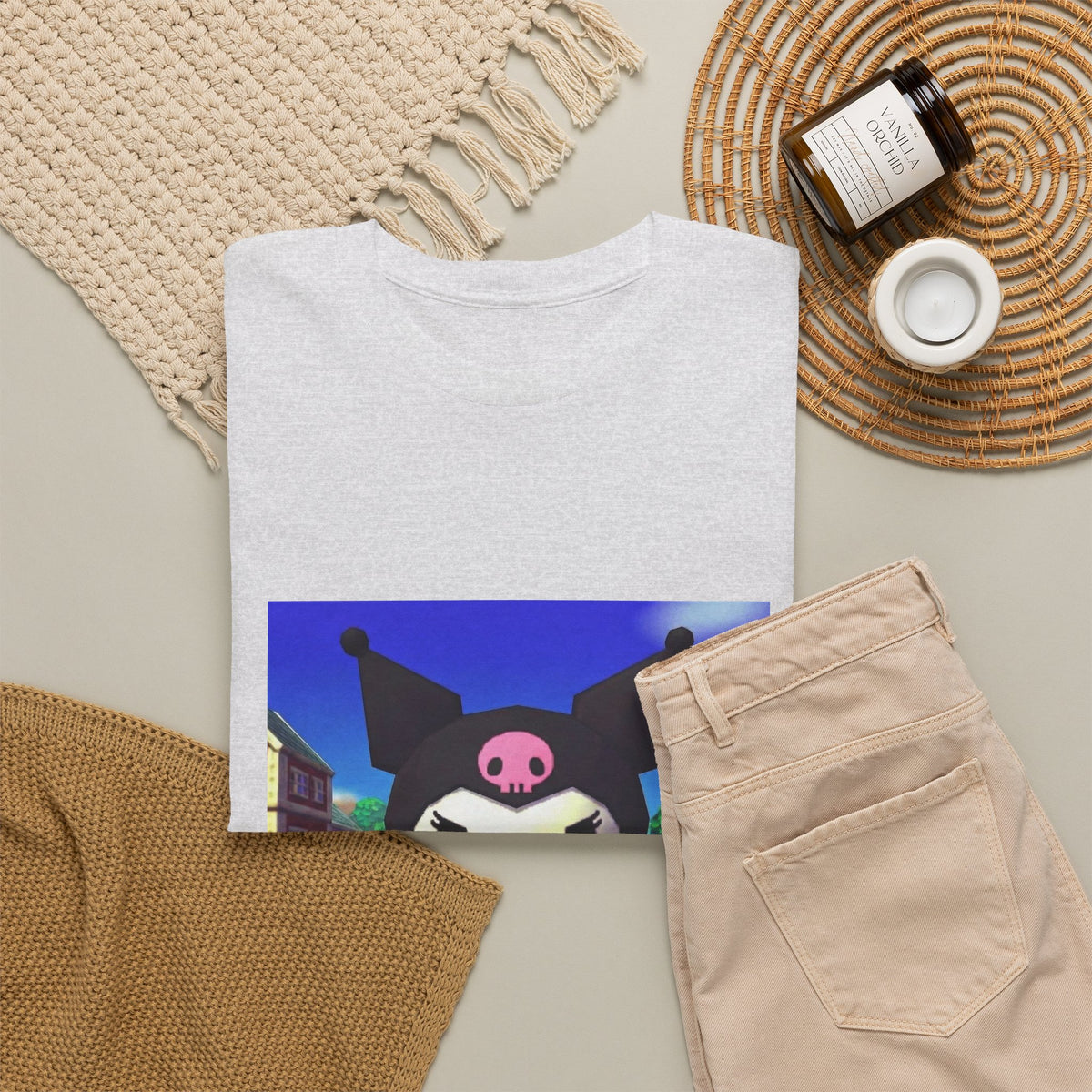 Kuromi Flipping The Bird Tee