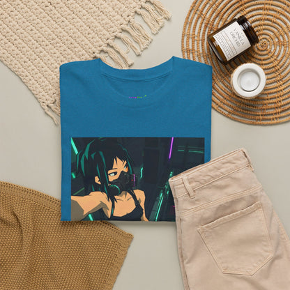 Green Horizon Blur Graphic Tee