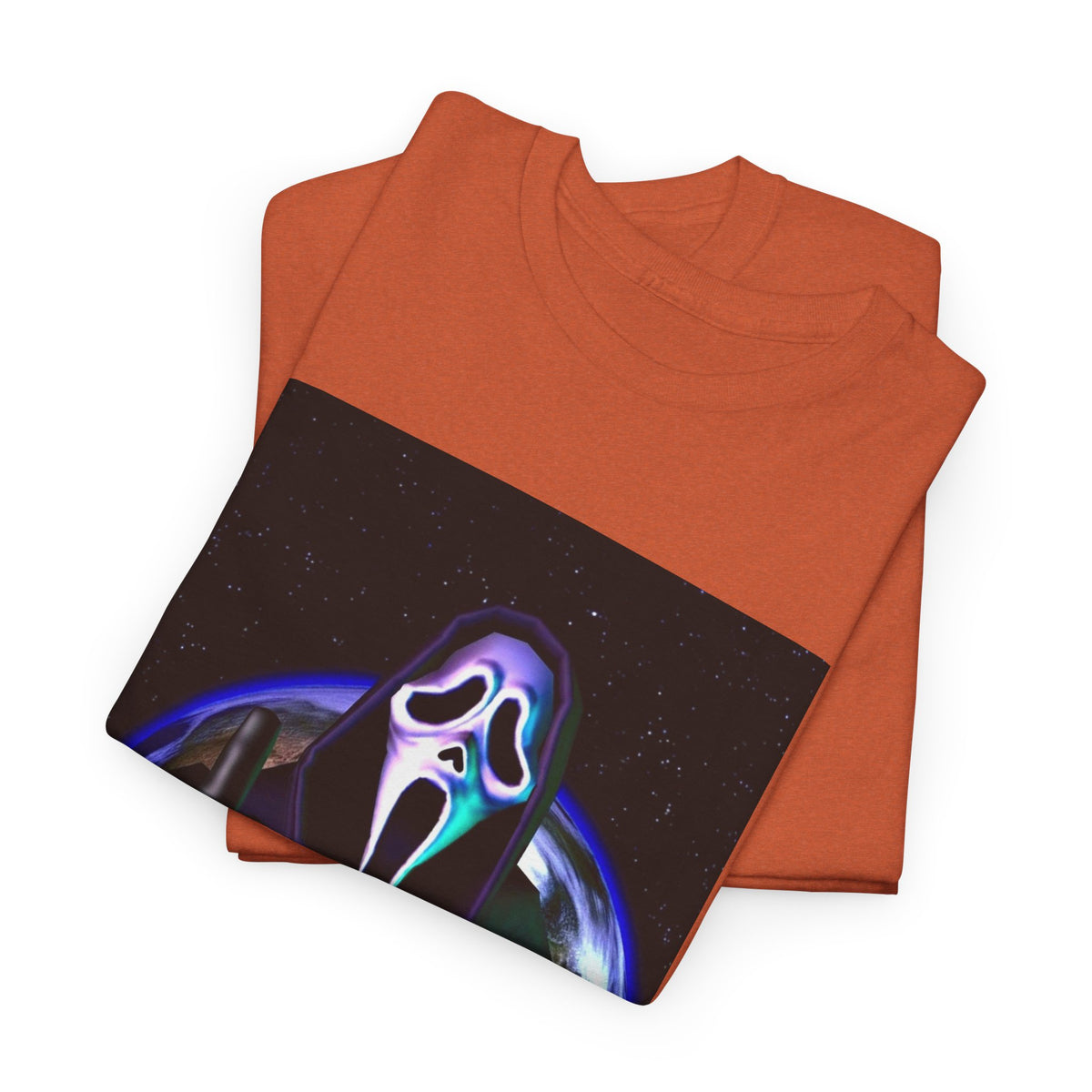 Ghostface Flipping Off The Earth Tee