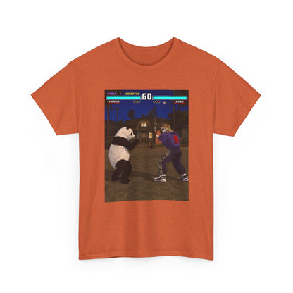 Panda And King Smoking Cigars Street Fight Tee