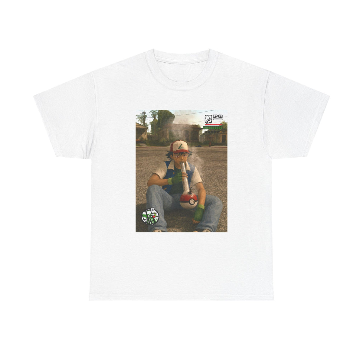 Ash Ketchum Bong Hit Tee