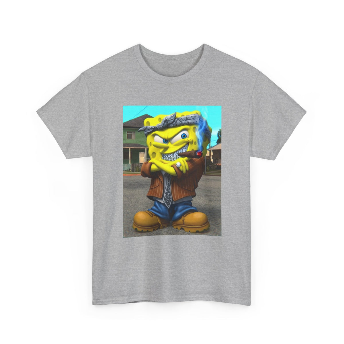 G'd Up SpongeBob Smoking Cigar Tee