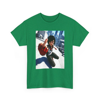 Faith Connors Flipping The Bird Rooftop Tee