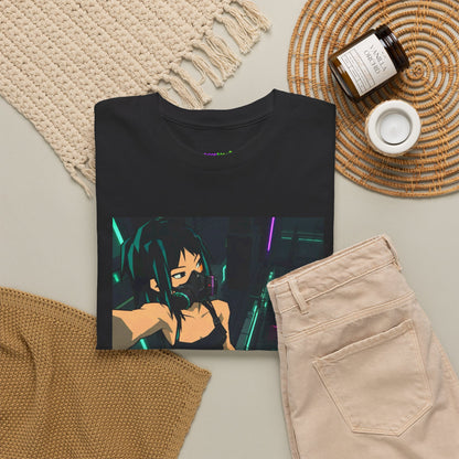 Green Horizon Blur Graphic Tee