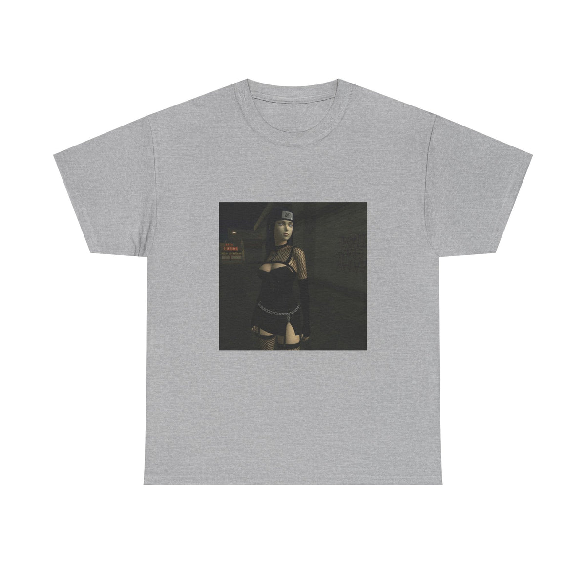 Anime Kunoichi Character Street Scene Tee