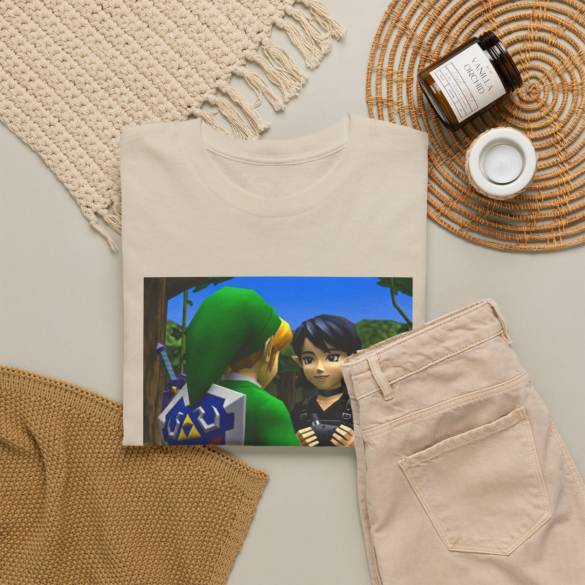 Link And Ocarina Girl Meeting