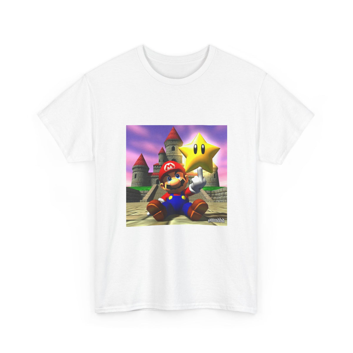 Mario Flips Off The Star Tee