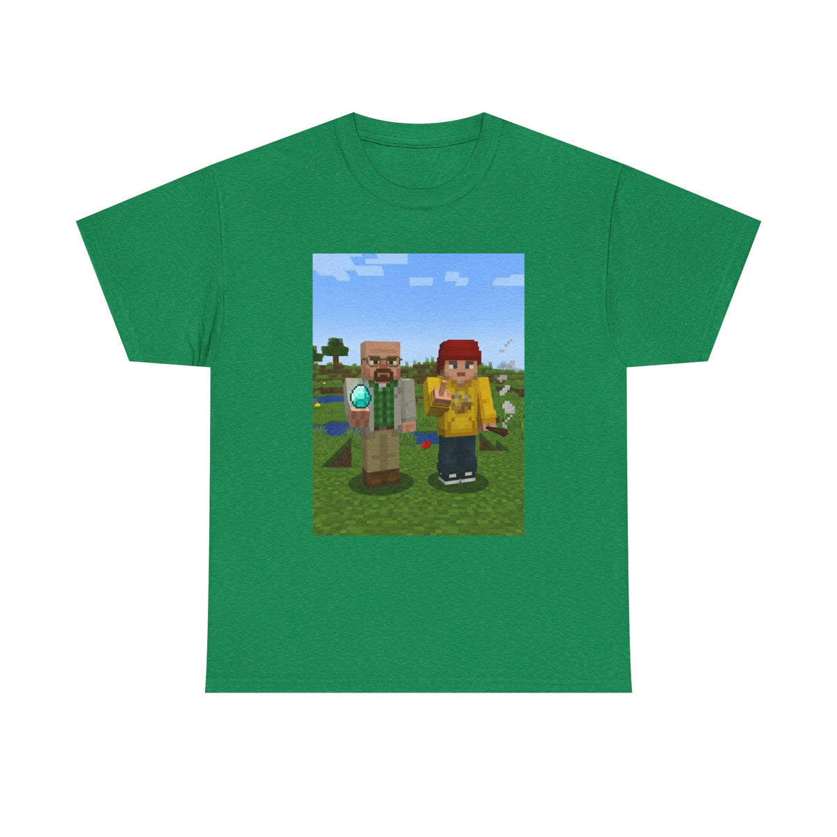 Walter White and Jesse Pinkman Minecraft Tee