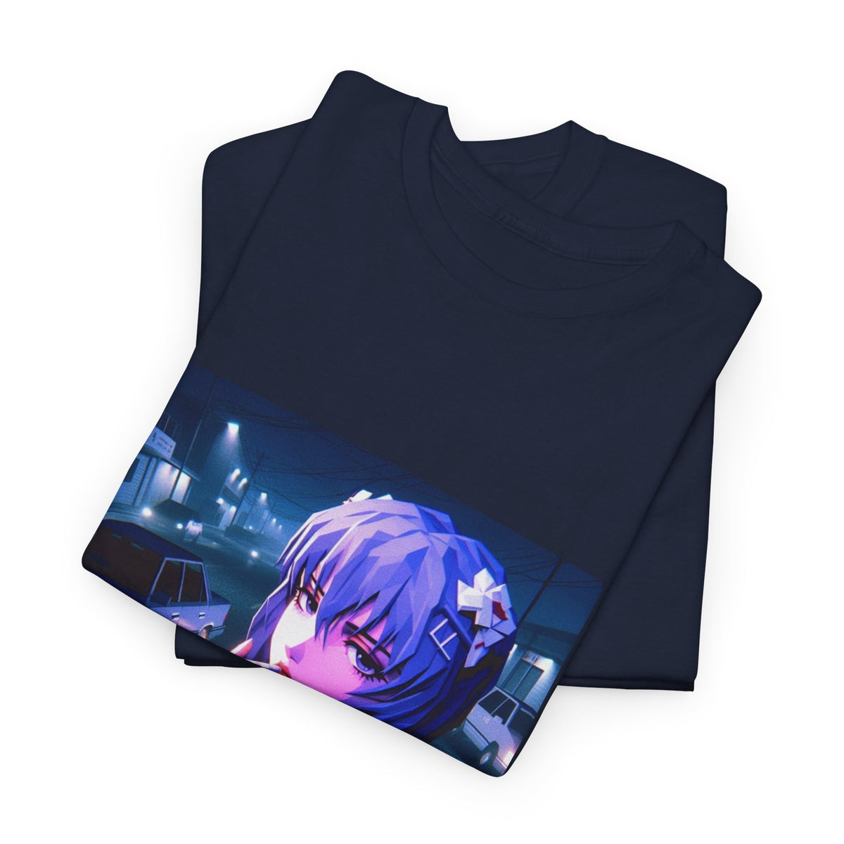 Rei Ayanami Riding GTA Streets Tee