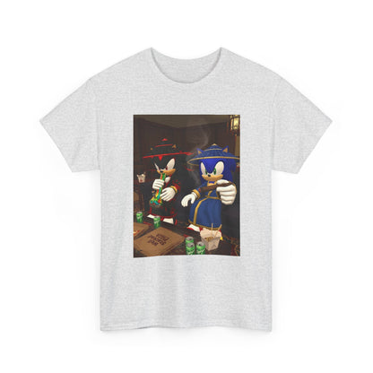 Shadow and Sonic Smoking Chill Tee