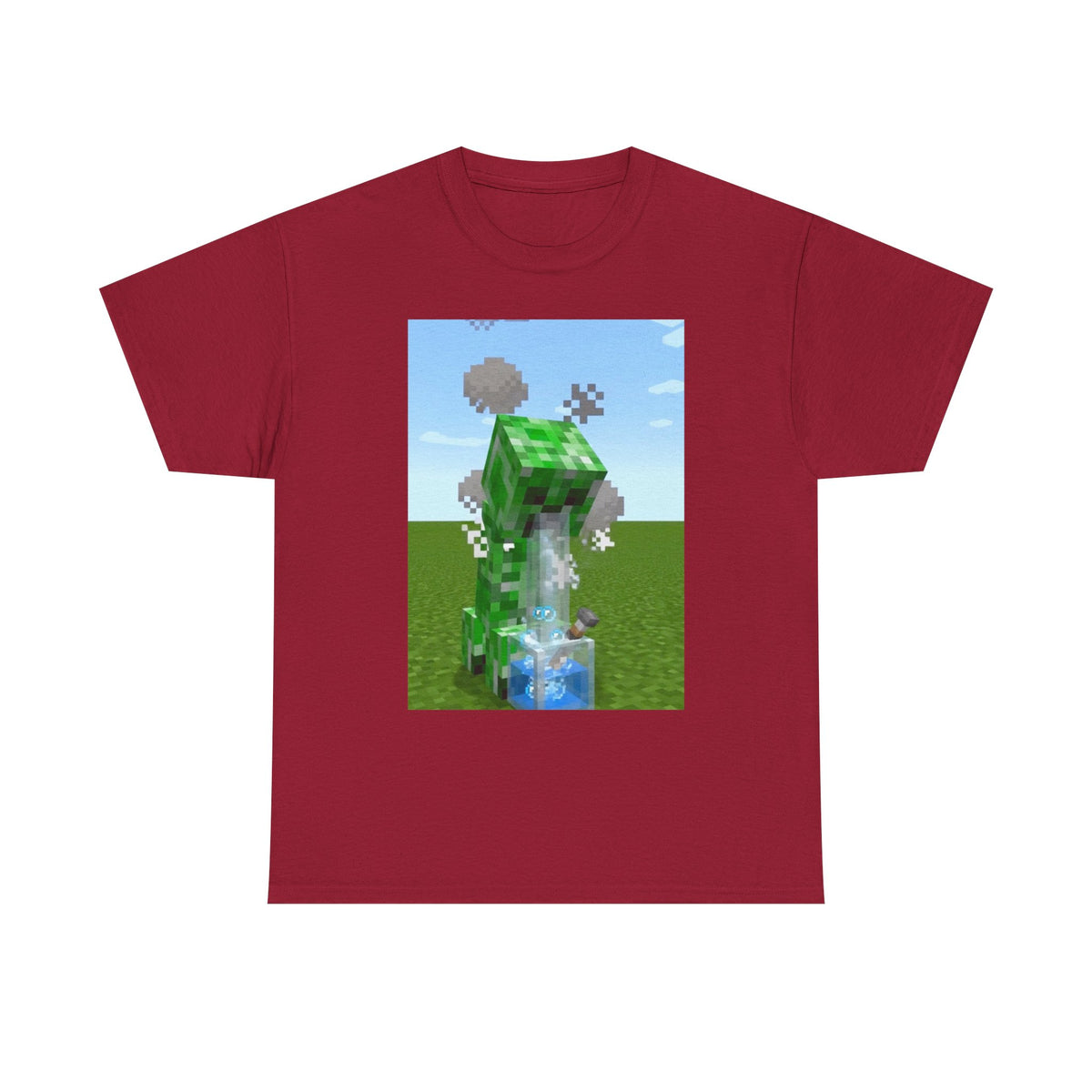 Creeper Hitting The Bong On Green Field