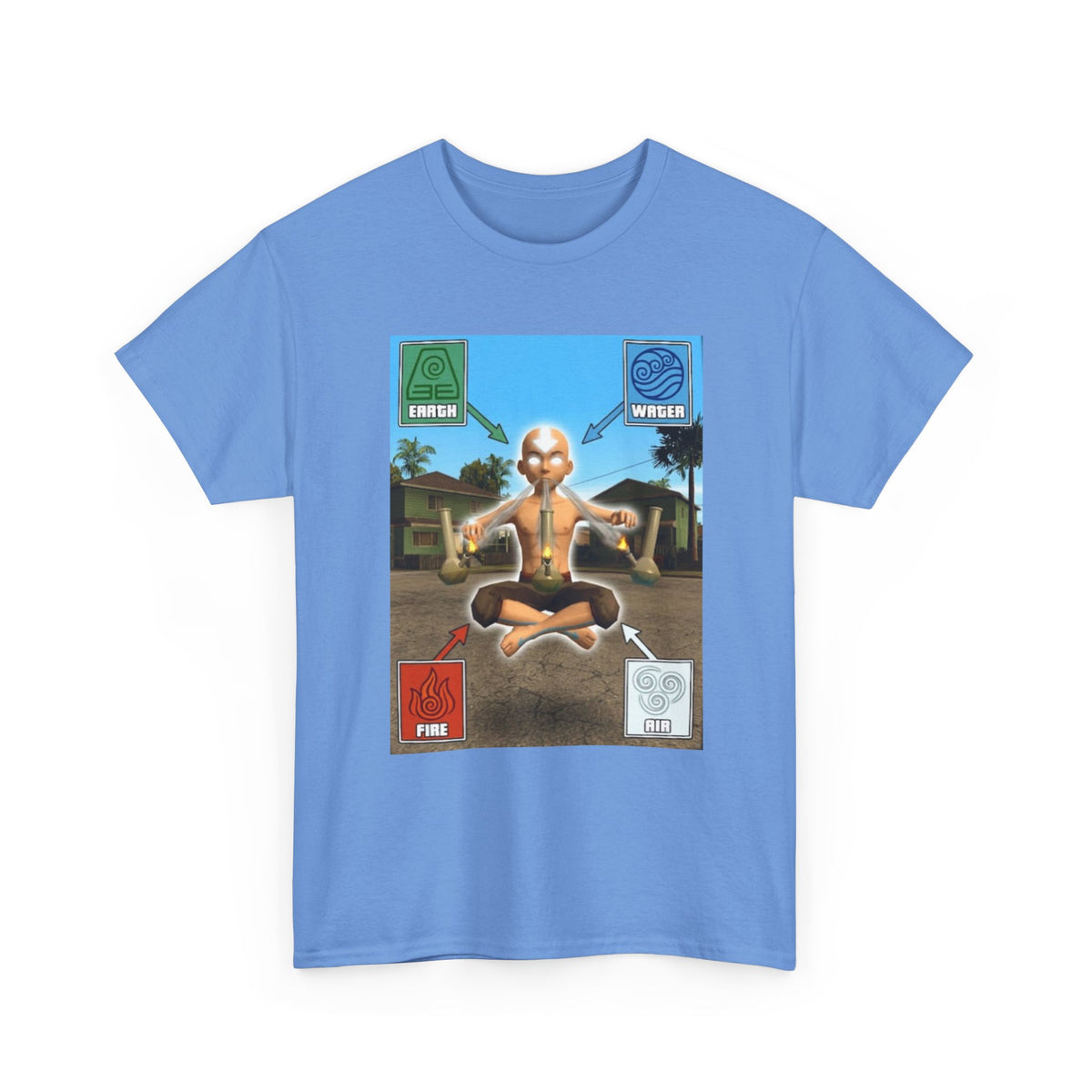 Avatar Meditating With Four Elements Bongs