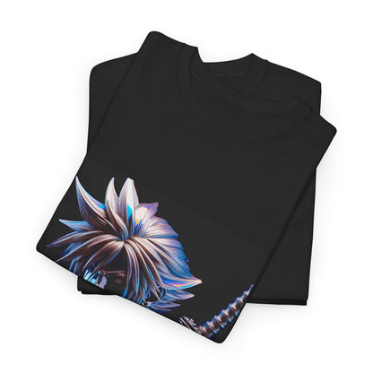 Chrome Warrior With Spiky Hair Tee