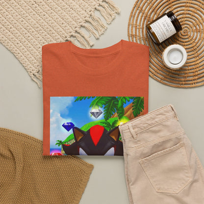 Shadow The Hedgehog Flipping The Bird Tee
